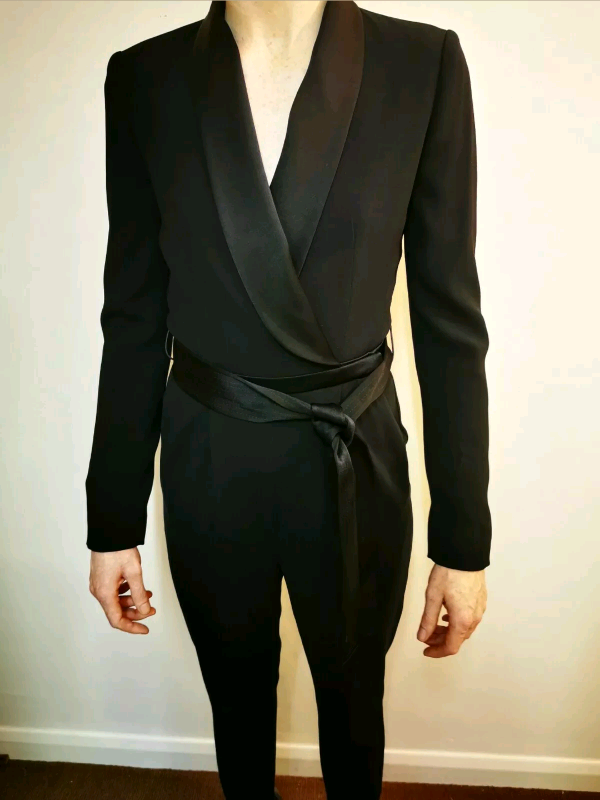 karen millen tuxedo jumpsuit